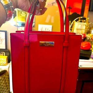 Kate Spade Red Tote Bag